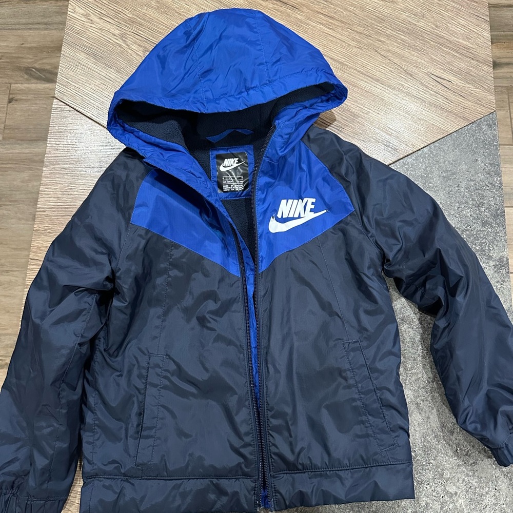 Nike Kids Blue and Dark Jacket